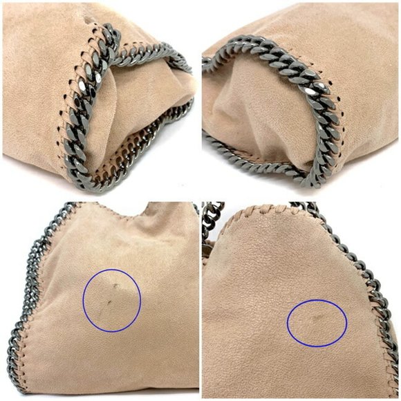 STELLA MCCARTNEY Chain 2way Pink Beige 371223 W9132 Handbag Faux Leather  Ladies - Picture 7 of 10